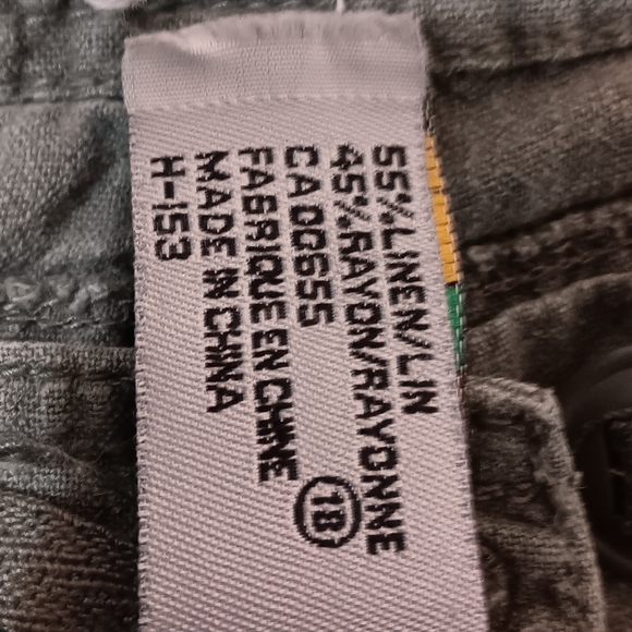 Olve green cargo capris - Picture 2 of 2